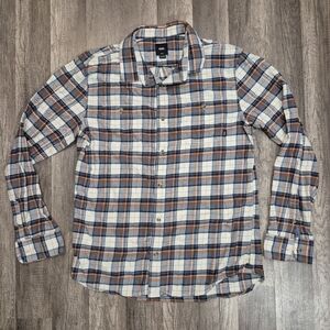 Vans Men's Long Sleeve Plaid Shirt Size L